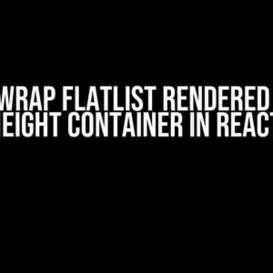 How to Wrap FlatList Rendered Items in a Fixed-Height Container in React Native?